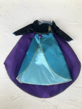 “read” Disney Frozen Anna 14” Muñeca Infantil Reina Vestido Vestido con Capa Terciopelo Satinado