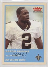 2004 Fleer Tradition Blue Aaron Brooks #52 0q1p
