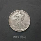 1937 Walking Liberty Silver Half Dollar Rare US Coin