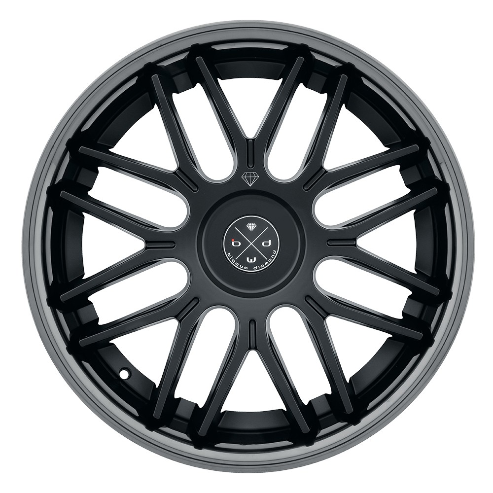 22" BLAQUE DIAMOND BD27 BLACK CONCAVE WHEELS RIMS FITS MASERATI QUATTROPORTE