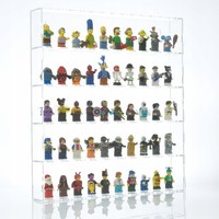 Vitrine Mit Rahmen FüR 50 Lego Minifiguren - SchüTzt Vor Staub Und Uv-Strahlung