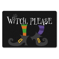 Hexen FußMatte In 40X60 Cm Ohne Rand Mit Spruch- Witch, Please