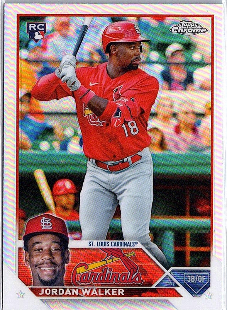 2023 Topps Chrome #209 Jordan Walker Refractors