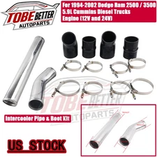 For Dodge Ram 2500 3500 5.9L Cummins Diesel 94-02 Intercooler Pipe & Boot Kit US