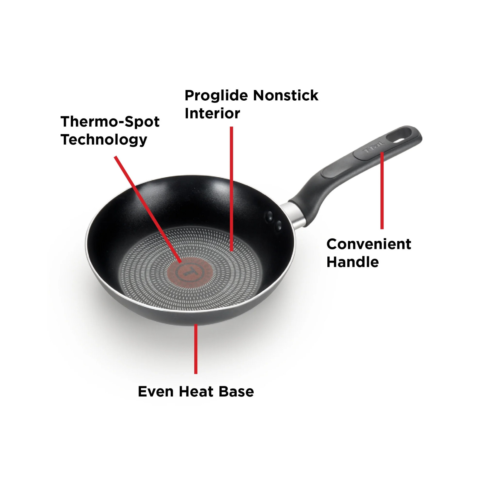 T-fal Easy Care Nonstick Fry Pan 8 Inch Skillet Grey Easy Clean, No Fees