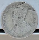 Canada Silver 25 Cents - George V - Cull (No Date) - Under Melt