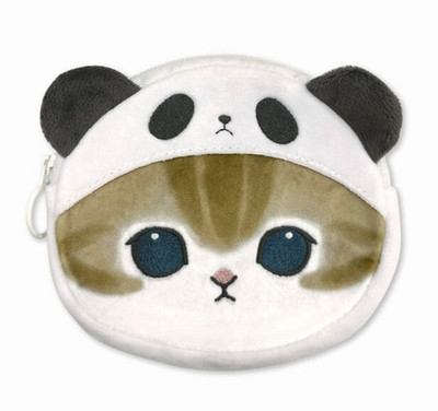 Mofusand Fluffy Panda Tissue Pouch Cat Nyan Pocket New Limited From Japan Goods