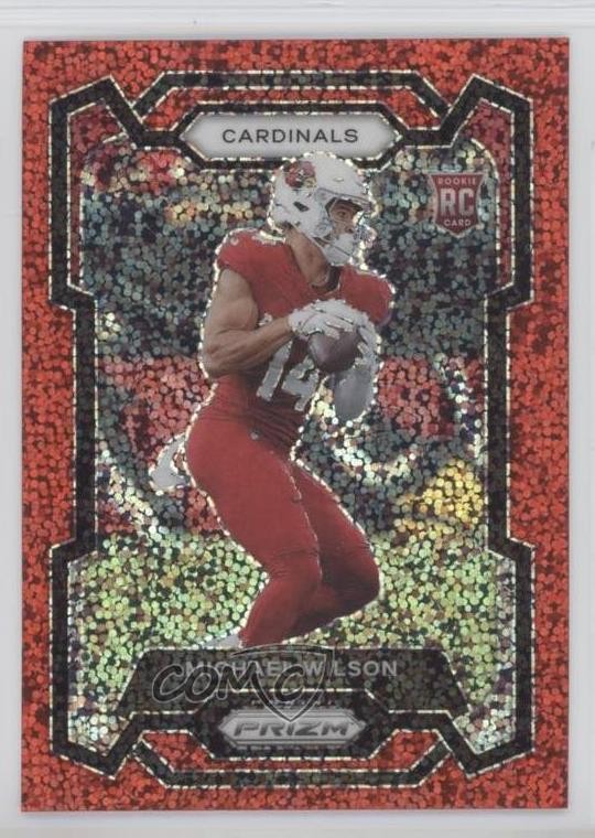 Michael Wilson Panini Prizm #303 Red Sparkle