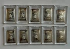 Lot of 10- I Gram "STAR" .999 Fine Silver Bars 2012 Limited Edition