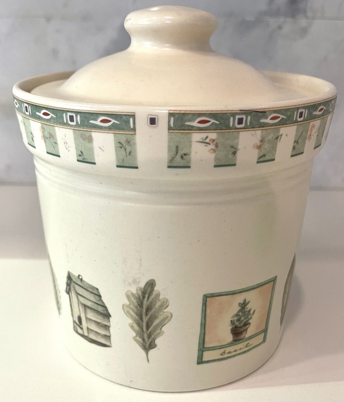 PFALTZGRAFF NATUREWOOD 504 CANISTER AND LID (TEA) PERFECT CONDITION