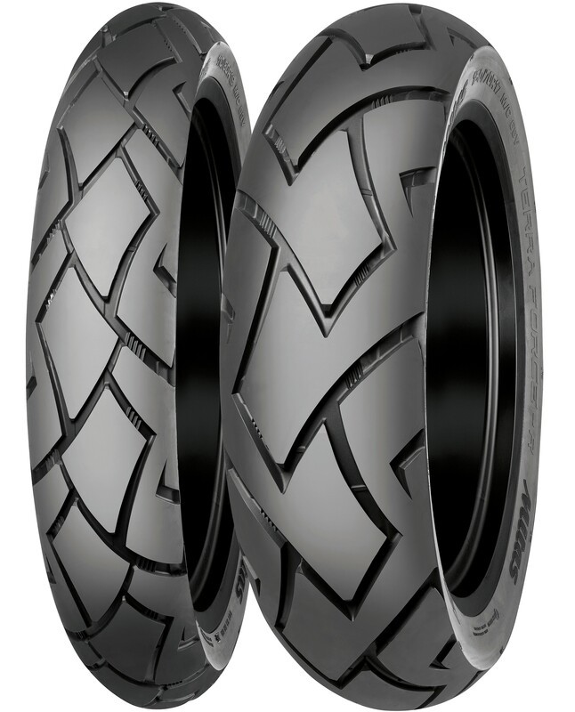Pneu MITAS TERRA FORCE-R 90/90-21 haute performance pour maxi-trail moderne
