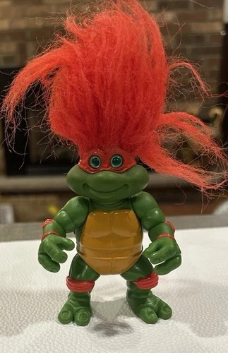 Vintage TMNT 1993 Raphael Teenage Mutant Ninja Turtle Troll *No Accessories