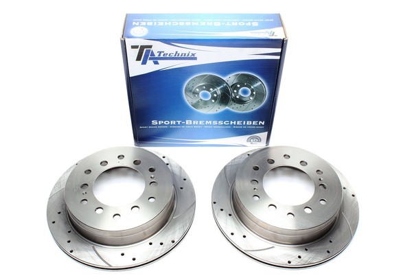TA Technix Sport Bremsscheiben Set HA FüR Toyota Land Cruiser 90 Land Cruiser-image