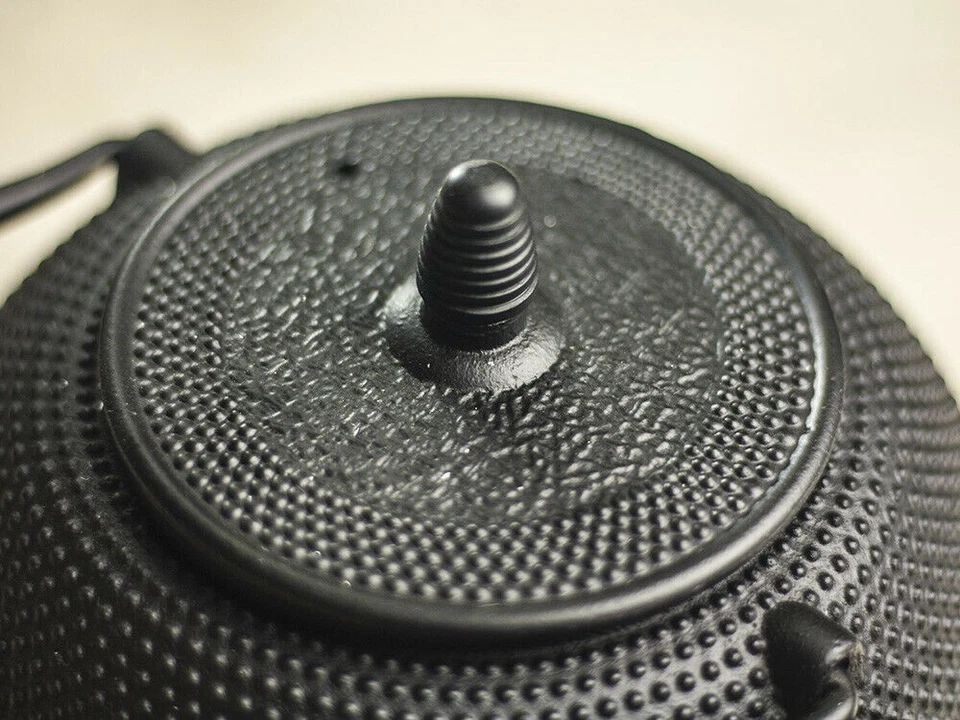 1.2L Pure Raw Cast Iron No-Coating Teapot Kettle with infuser For Puer Tea - Image 4 of 4