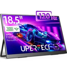 UPERFECT Portable Monitor 18.5 Inch 1920 x 1080 120Hz Gaming Monitor IPS-Display