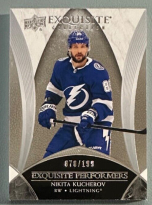 NIKITA KUCHEROV 2020-21 UD Black Diamond Exquisite Collection Performers 070/199