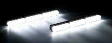 4 X Universal Driving Fog Running Lights 5 X 2 X 1.25 12v Black