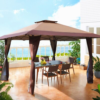13ftx13ft Pop-up Canopy Gazebo Awning Outdoor Tent for Patio