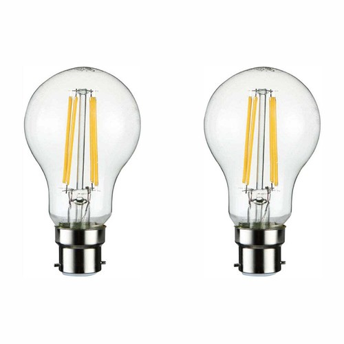 LED Dimmable Filament A60 GLS Light Bulb B22 Bayonet Cap | E27 Edison Screw - Picture 16 of 17