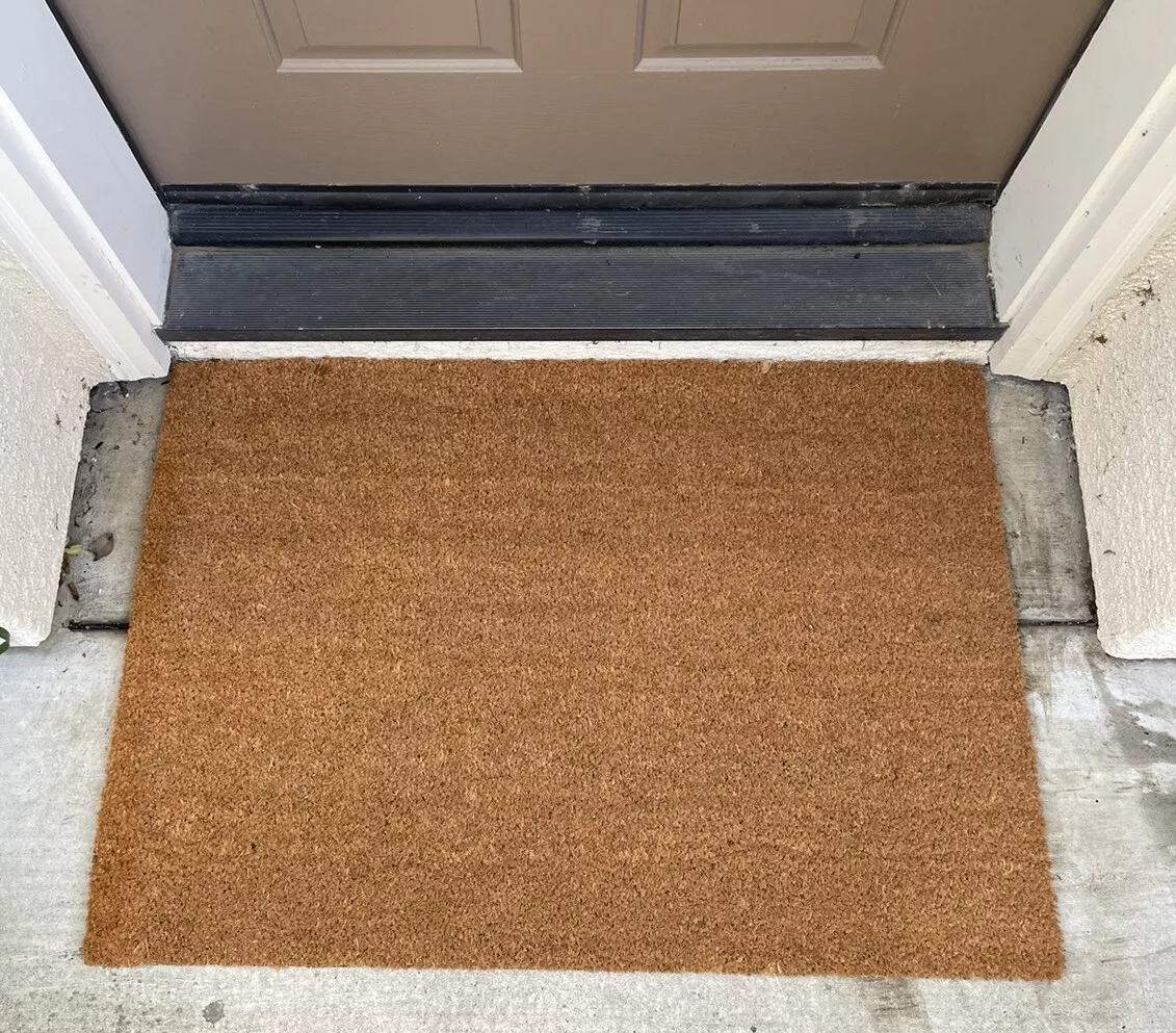 Trafficmaster Natural Coir Doormat Door Mat with PVC Backing 24 x 36 FREE  SHIP