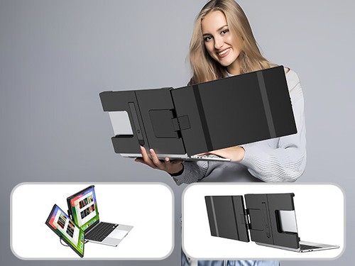 EVICIV 14 Zoll 2K Dual Portable Monitor Tragbarer Bildschirm Für PC Computer - Afbeelding 17 van 22