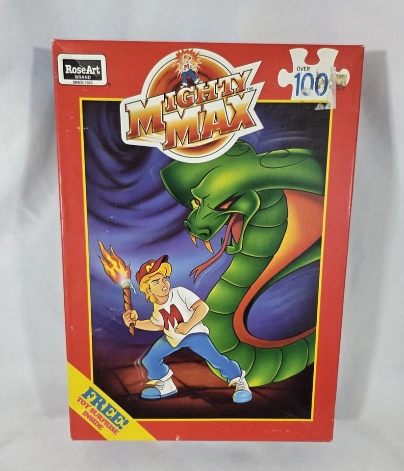 Mighty Max Jigsaw Puzzle 100 Pieces Roseart 1994 - Image 2 of 4