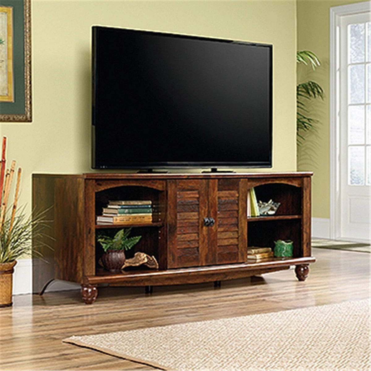 Sauder harbor view entertainment credenza deals