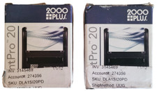 2000 Plus PrintPro 20 Self Inking Stamp With Deformed Box Lot of 2