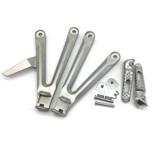 New Silver Rear Passenger Foot Pegs Bracket Fit 2005-2006 Honda CBR600RR F5