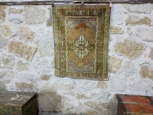 Turkish Oushak Area Carpet,Vintage HandMade Wool Bohemian Anatolian Area Rug