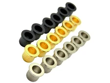 String through Ferrules for Guitar Large size Vintage Chrome, Black, Gold