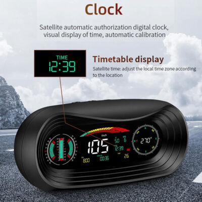 Auto HUD Head Up Display Digital GPS Tacho KMH/MPH LCD Geschwindigkeit Anzeige