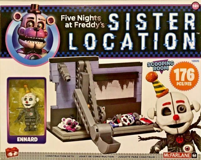 Five Nights at Freddy's GAME MAP PLAYSET! COMPLETE McFarlane Toys SERIES 5  