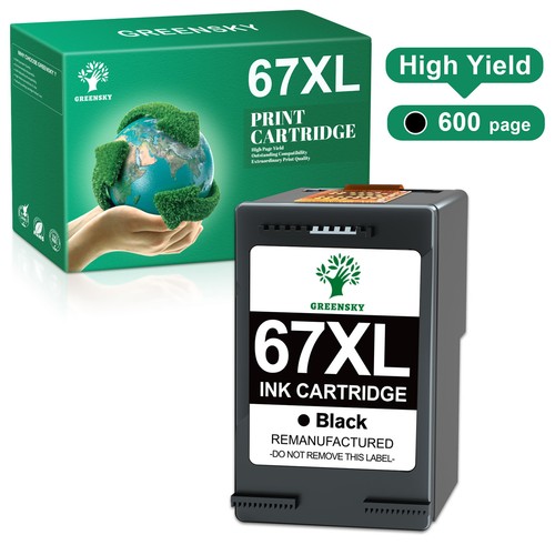 67XL High Yield Ink Cartridge for HP Deskjet 2755 4155 2752 Envy 6055 6455 - Picture 6 of 9