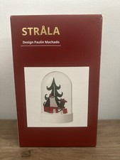 IKEA STRALA LED 7" CHRISTMAS DECORATIVE TABLE FOREST DOME BATTERY OPERATED