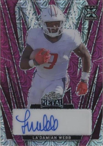 2024 Leaf Metal La’Damian Webb #BA-LDW
