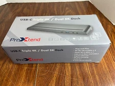 ProXtend USB-C Triple 4K/Dual 5k Dock MULTI SCREEN DOCKING STATION -DOCK3X4KUSBC