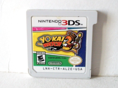 Yo-Kai Watch 3 Nintendo 3DS Game Cartridge Monsters RPG Tested