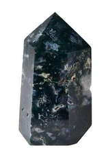 Moss Agate Point - 9, Natural Moss Agate from Brazil