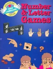 Number  Letter Games (Beginning Sign Language Series) (Signed English) - GOOD