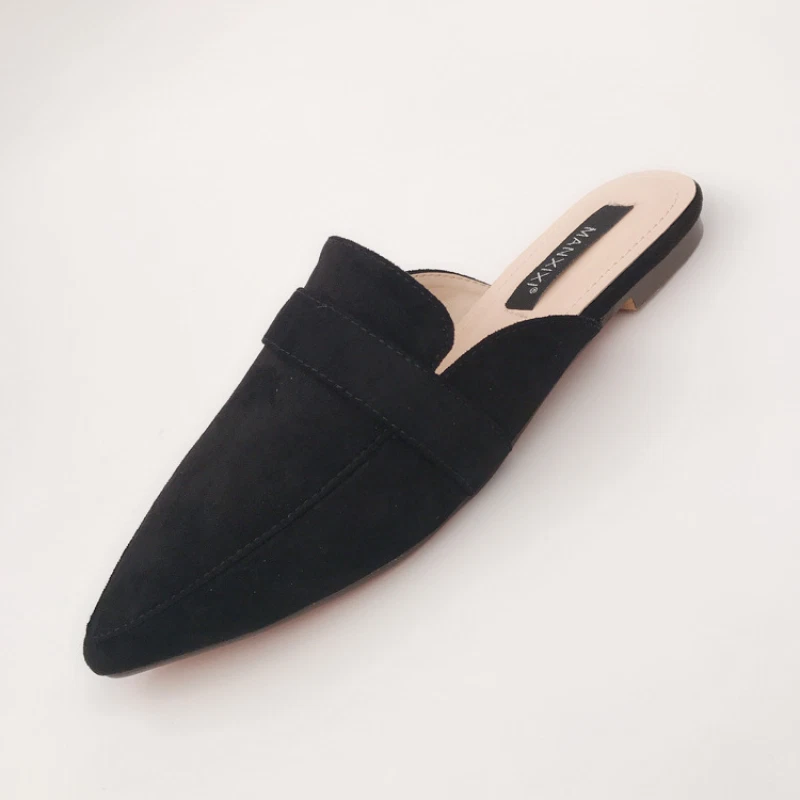 New Women Summer Mule Slippers Flat Slider Casual Flat Shoes Snake