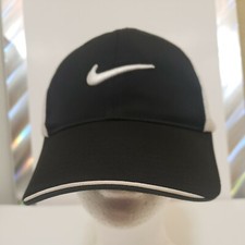 NIKE golf flex fit M/L mesh hat back and white casual preppy sport