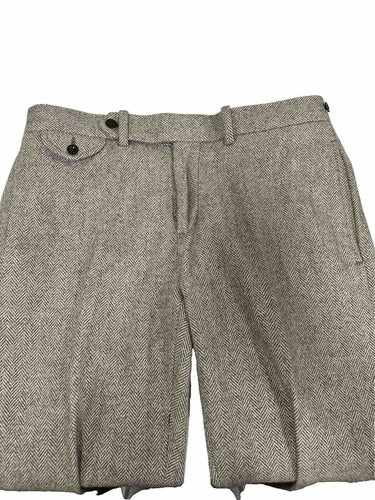 Polo By Ralph Lauren Men’s Herringbone Trousers, Size 30x32, Ivory/gray - Picture 5 of 7