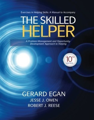 STUDENT WORKBOOK EXERCISES FOR EGAN'S THE SKILLED HELPER, By Gerard Egan *VG+*