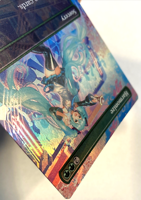 MTG Harmonize RAINBOW FOIL Secret Lair x Hatsune Miku 1596 NM | eBay
