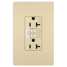 pass seymour 20A 125V Ivory Plugtail GFCI Receptacle Tamper Resistant NIGHTLIGHT