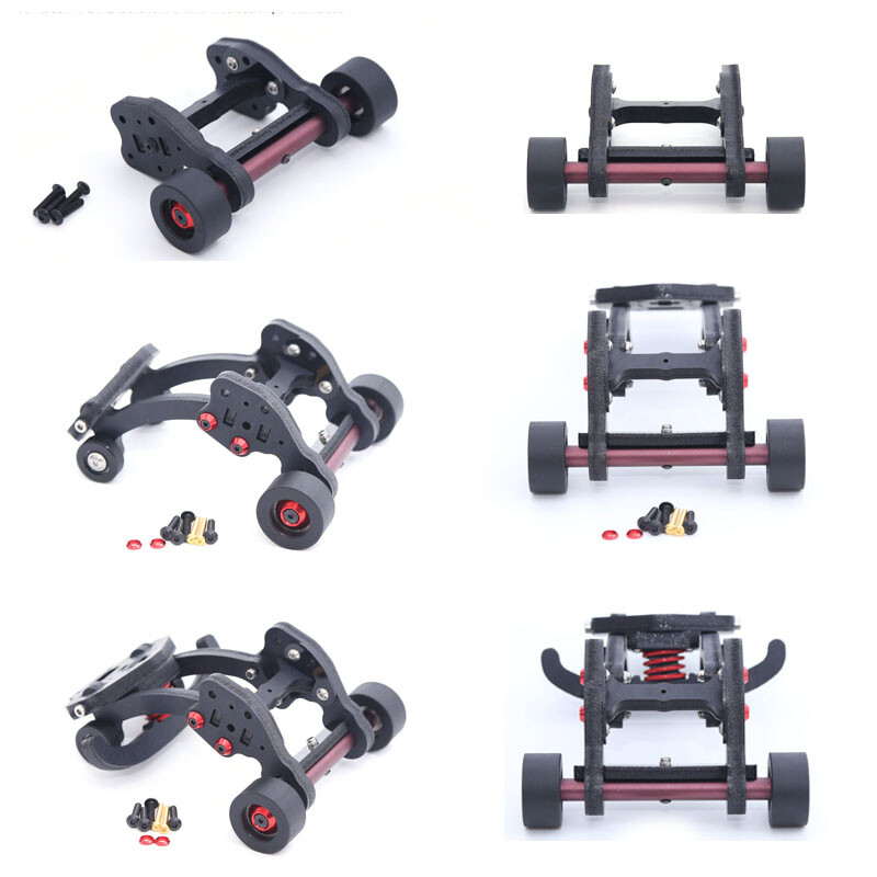 Double Wheel Wheelie Bar Upgrade For 1/5 ARRMA KRATON 8S & OUTCAST 8S RC Cars - Black - View #10