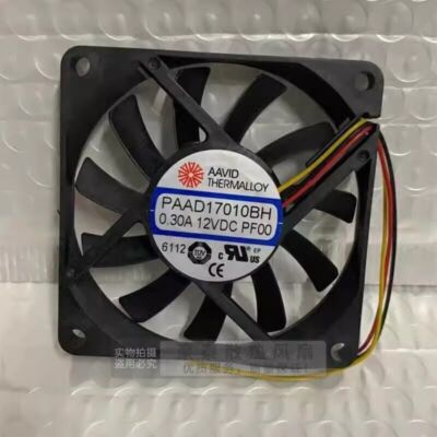 1 Pc. PAAD17010BH DC12V 0.30A 3-Wire Cooling Fan