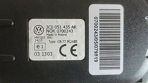 VW ORIGINAL Snap In Adapter Ladeschale C32 Nokia 6300 6301 3C0051435AR bluetooth - Photo 6/13