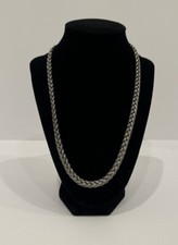 EMANUELE BICOCCHI Collana Doppio Intreccio Argento 925 21 in